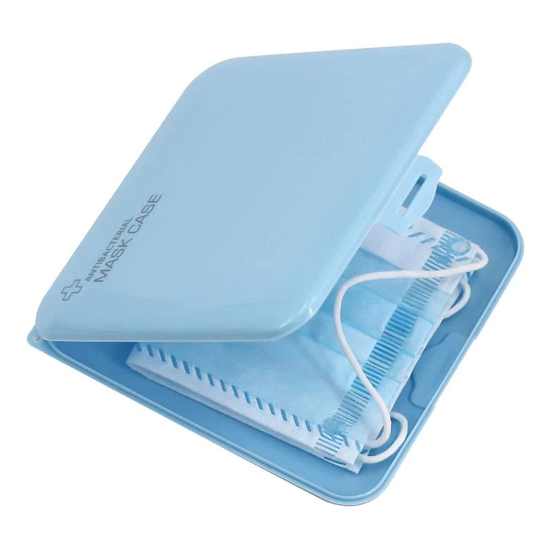 Mask Storage Box Mouth Mask Case Dustproof Mask Container Organizer Household Moisture-proof Mask Box Outdoor Storage Box