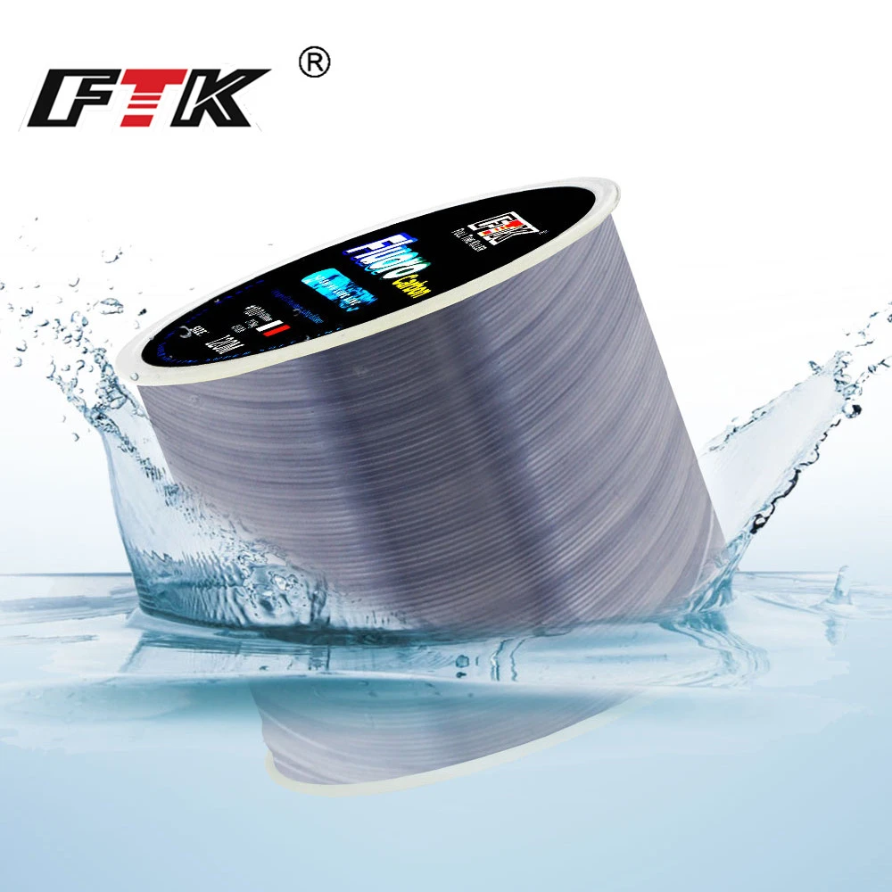 FTK 120m Fishing Line 0.2mm-0.6mm 7.15LB-45LB Surface Carbon Sinking Line Treatment Process Fiber Leader Line Nylon Molecules
