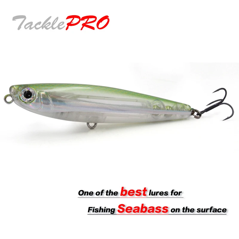 TacklePRO PE06 Gloss Fishing Lure Pencil StickBait Lure 90mm11.5g Floating Wobblers Artificiais decoy Hard Baits vobler 6 Colors