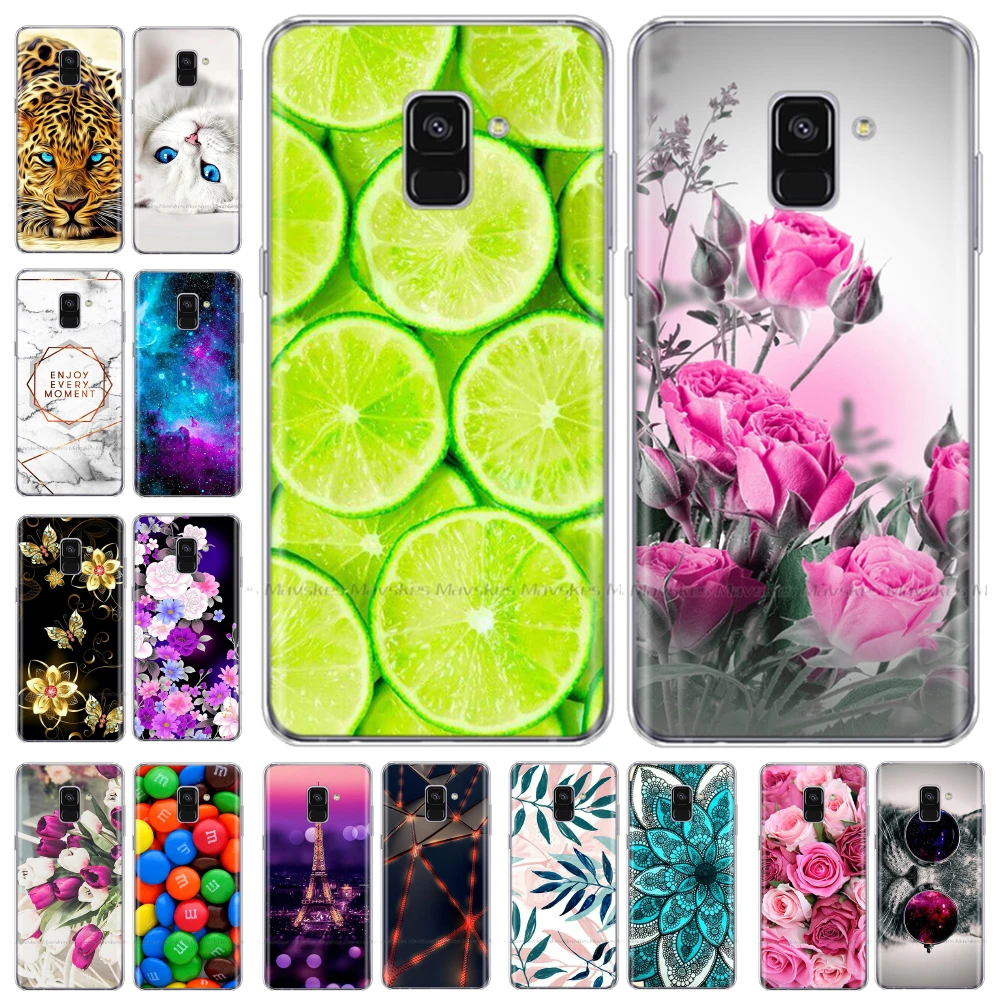 For Samsung Galaxy A8 2018 Case A530 Silicone Cover For Samsung A8 Plus 2018 A730 Soft TPU Case For Galaxy A8 A 8 Phone Shell