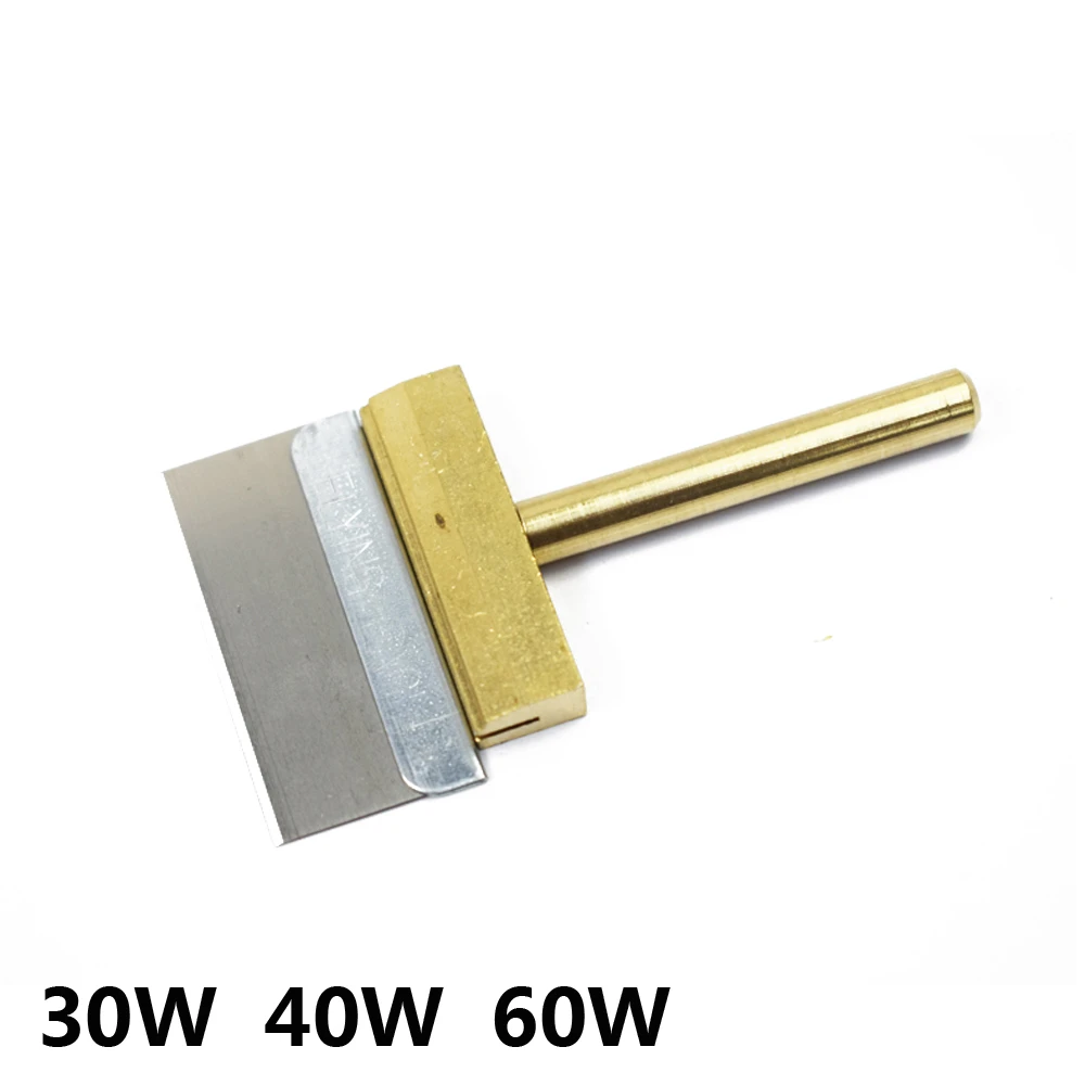 T- Soldering Iron Tips Solder Tip 1pcs with Free Hot Press 30W 40W 60W for LCD Screen Flex Cable Repair