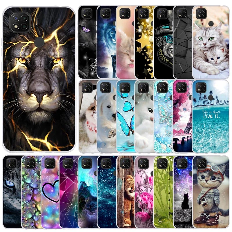 For Xiaomi Redmi 9C NFC Case Silicone Soft TPU Back Phone Cover for Xiomi Xiaomi Redmi 9C Redmi9c Case Fundas Coque Bumper Etui