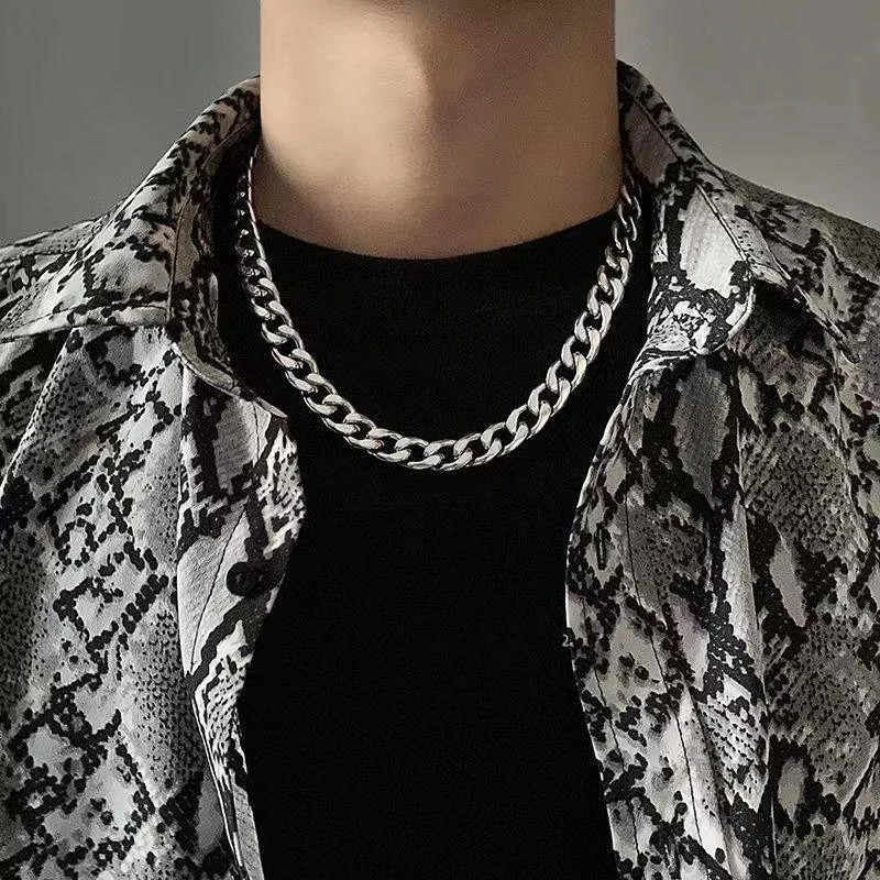 2021 Hot Trendy Figaro NK Chain Men Necklace Classic Stainless Steel Link Chain Necklace For Men Jewelry Gift