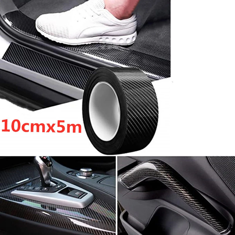 Car Sticker DIY  3D Carbon Fiber Vinyl Self Adhesive Film, Adapted to The Appearance and The Interior of Motorcycles, Computers