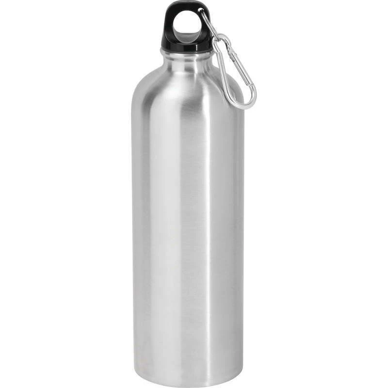 New 500ML/750ML Sliver Aluminum Water Bottles Flask Double Wall Vacuum Insulated Bottle Sports Travel Climbing Hiking Bottles