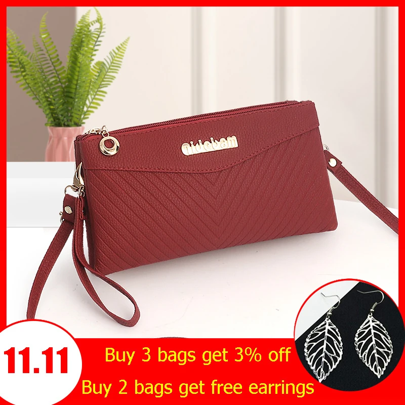 Flap Square Small Shoulder Bag  New High Quality PU Leather Women's Trend Brand Handbag Travel Crossbody Messenger Bag Purse