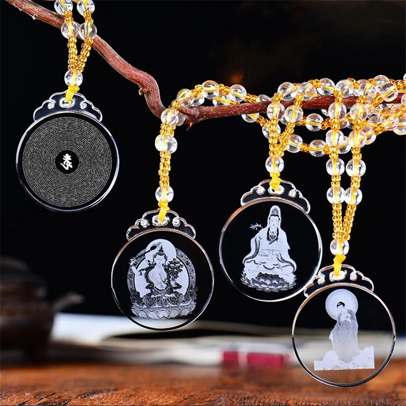 52.5x40mm Buddha Glazed drop Pendant Necklace 65cm chain length necklace high quality