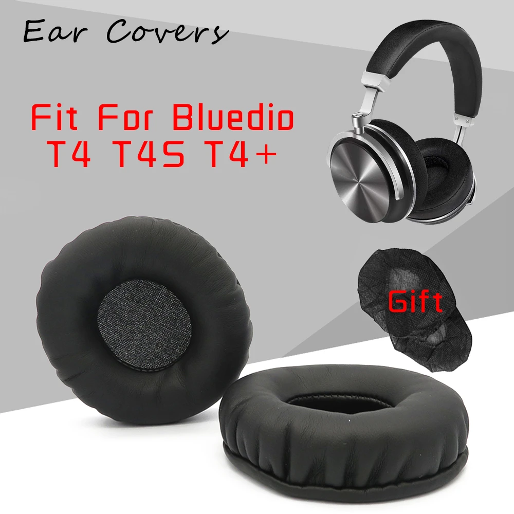 Ear Pads For Bluedio T4 T4S Headphone Earpads Replacement Headset Ear Pad PU Leather Sponge Foam