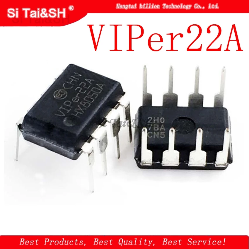 10pcs/lot VIPer22A DIP8 VIPer22 DIP