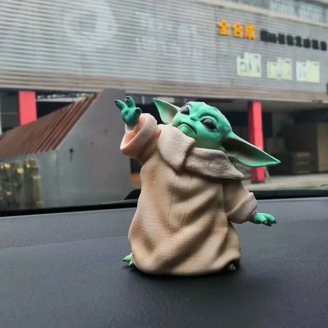 Little Baby YODA Statue 8cm Figure Toys