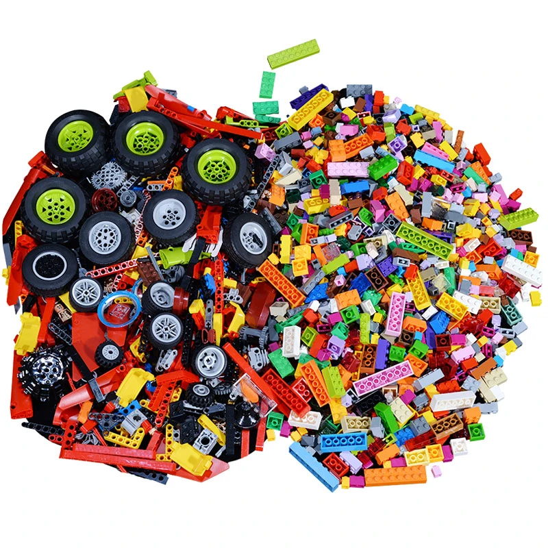 Basic Parts and High-Tech Mixed Packaging Pieces Building Blocks Bulk Model DIY Creative Bricks Assembly Kids Educational Toys