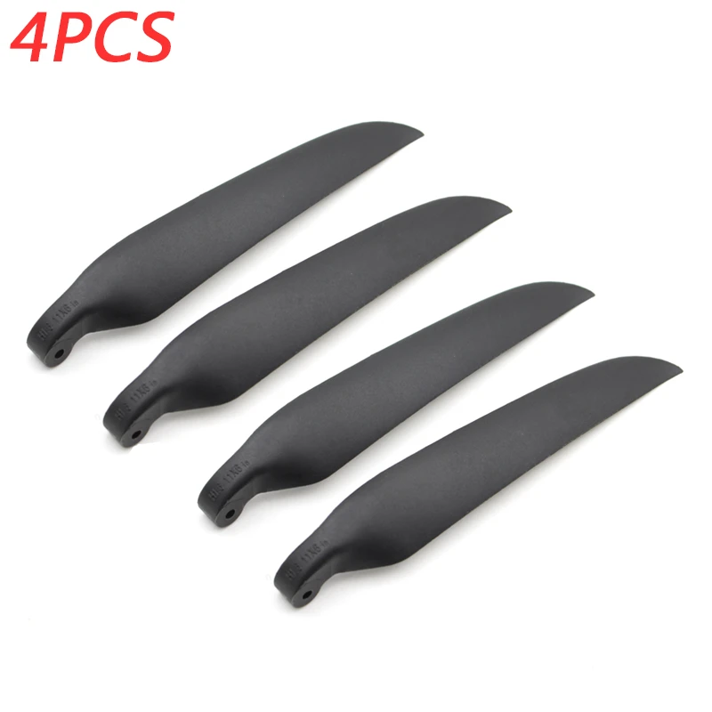 4PCS HY Electric Model Glider Flying Folding Paddle Dia 7-11inch Black Folding Propeller for RC airplane parts