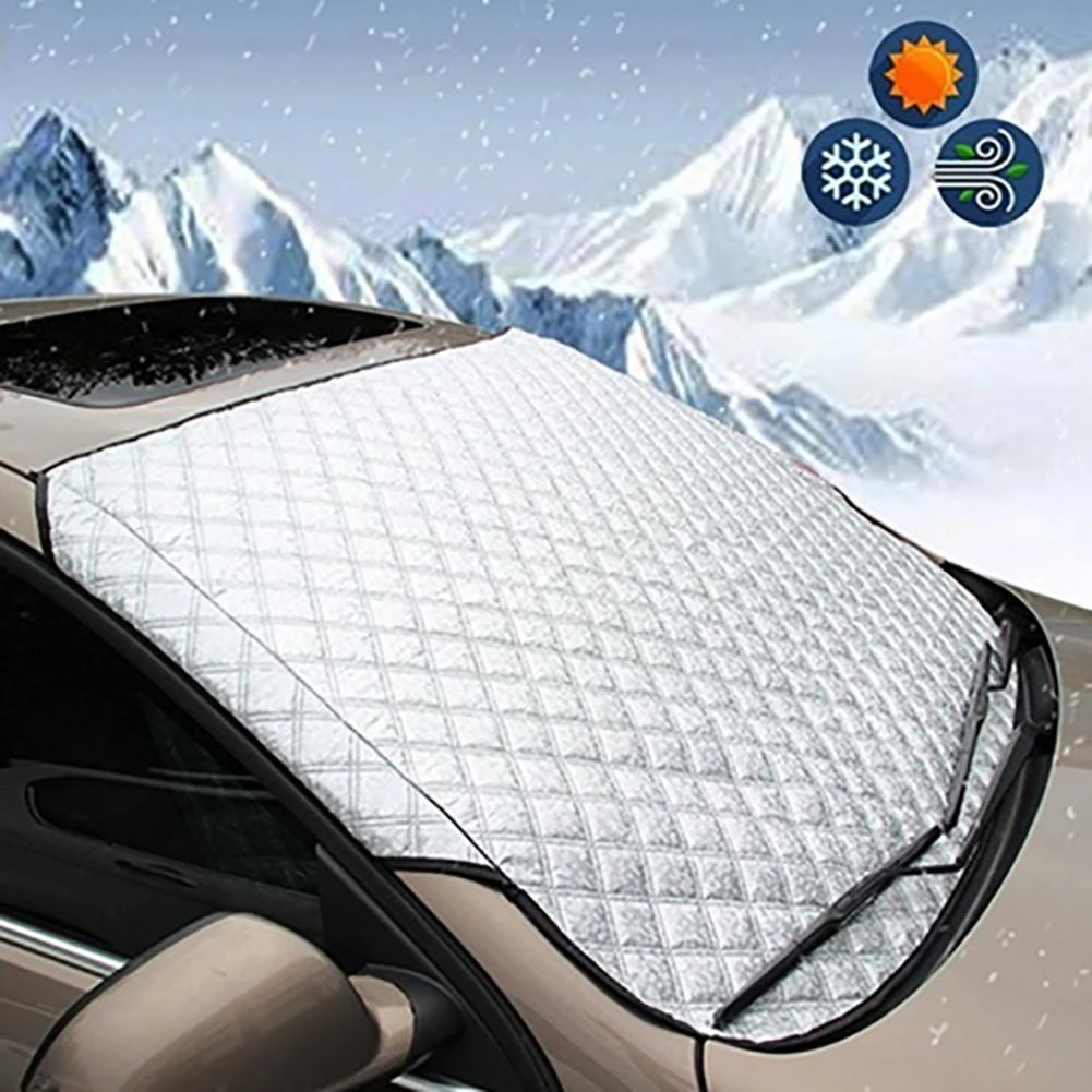 Automobile Dust Protector Sunshade Cover Car Windshield Snow Sun Shade Waterproof Protector Cover Car Front Windscreen Cover