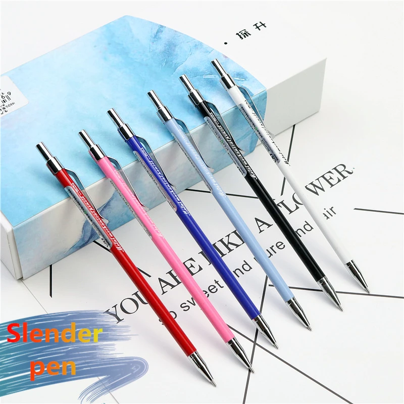 Slender cute metal pencil 0.5mm 0.7mm mechanical pencil stylish beautiful student writing  gift