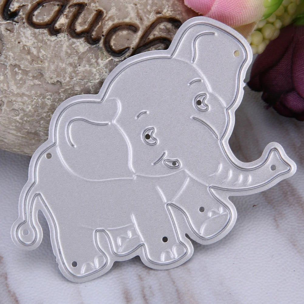 Elephant Models Metal Dies Cutting for Scrapbookings Cards Album Decoration Cutter Tool Die Cut Free Shipping