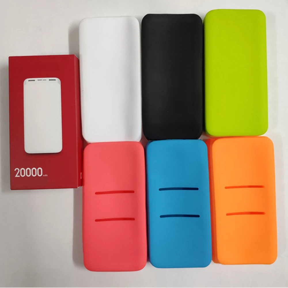 In Stock Anti-drop Silicone Protect Case Cover For Redmi 20000mAh Power Bank Protection Cover 10000mAh Power Bank Case PB200LZM
