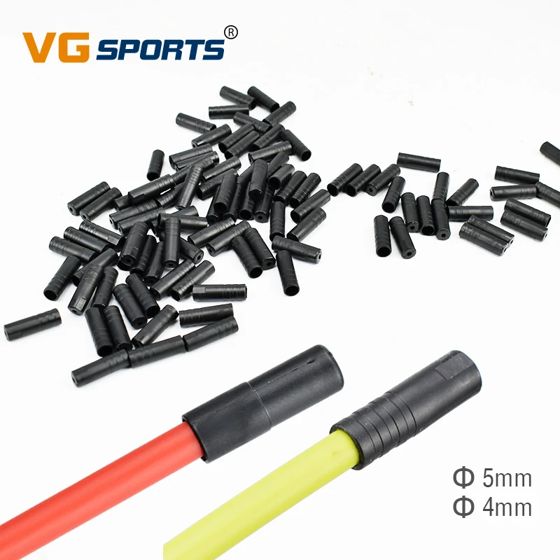 20/50/100pc Mountain Road Bike Bicycle Brake Gears Outer Cable End Caps Tips Crimps Shift Derailleur Cable Wire Tip Cap Housing