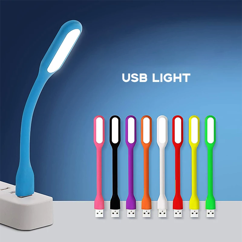 Led Lights Mini Portable USB Book Light 5V Bright LED Lamp Reading Lamp Power Bank Notebook Eye Protection Desk Light