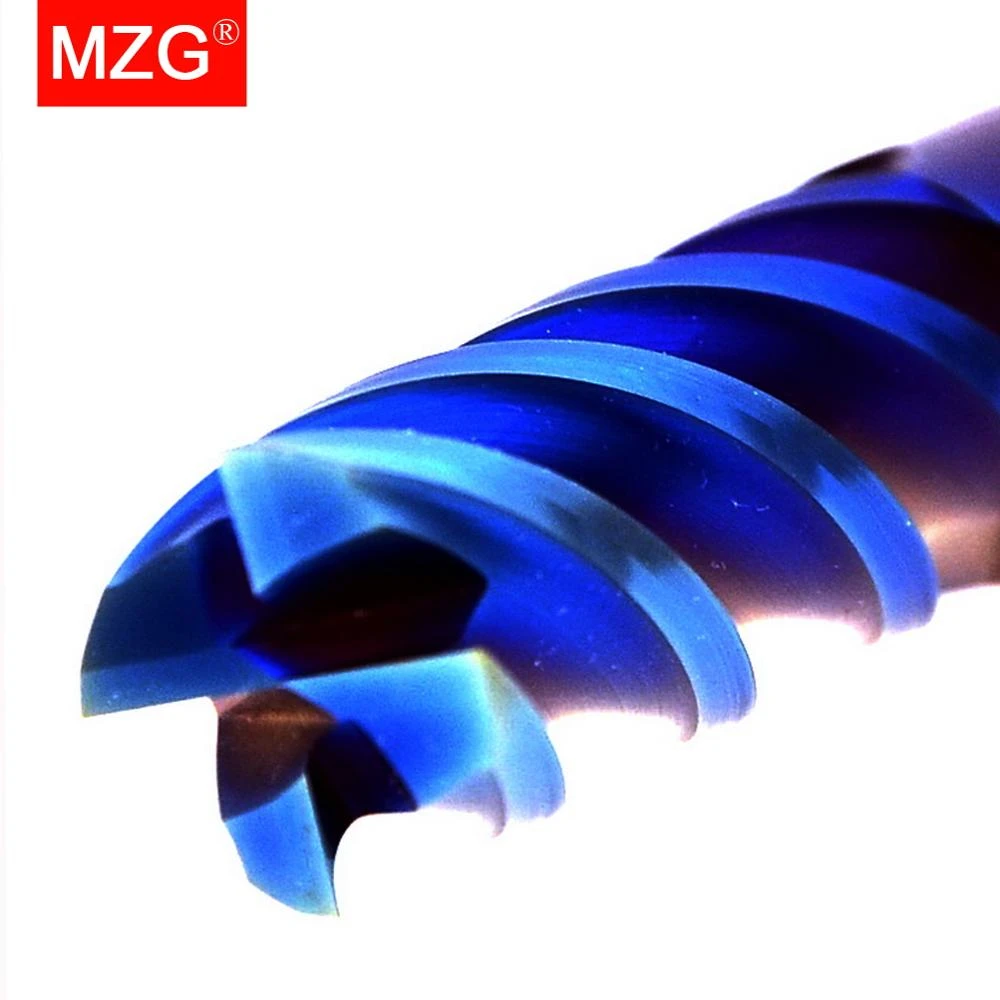 MZG Cutting HRC65 4 Flute 4mm 5mm 6mm 8mm 12mm Alloy Carbide Milling Tungsten Steel Milling Cutter End Mill