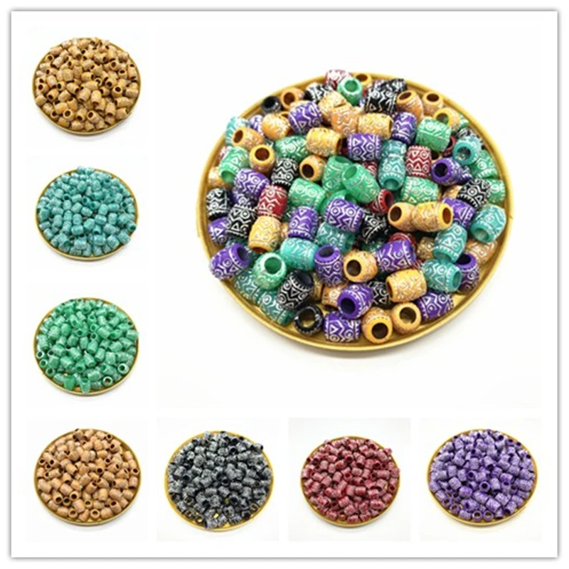 50pcs DIY Bracelet Accessories Children Gift Handcraft Department 8 Color  Round Shape Acrylic Sugar Beads Jewelry Findings