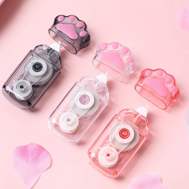 Twingo Cat Claw Portable Correction Tape Kawaii White Out Corrector Promotional Gift Stationery Student Prize School Office 6M