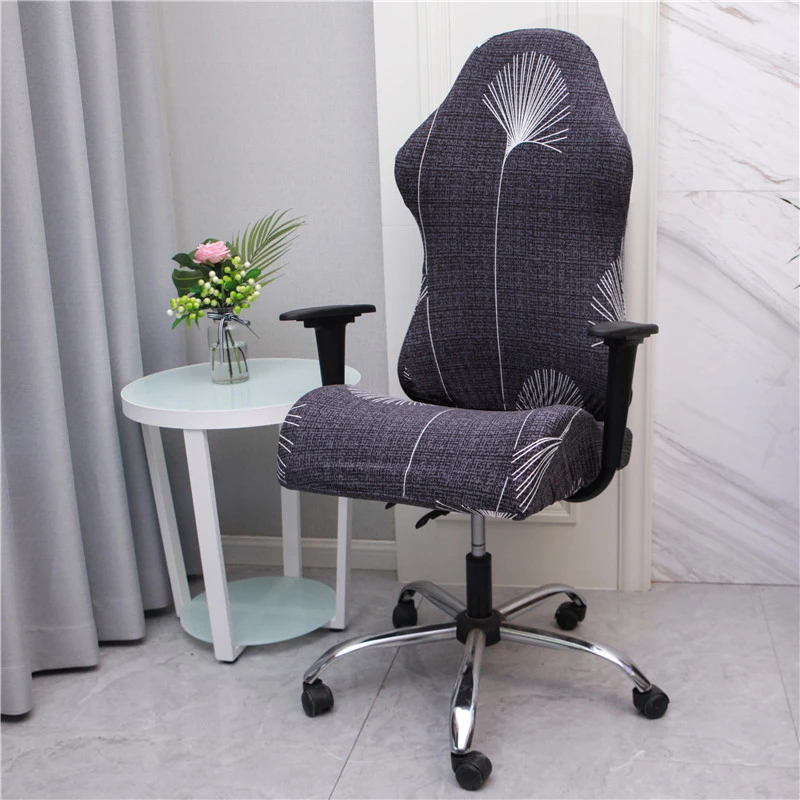 Office Gaming Chair Cover Elastic Spandex Rotating Armchair Cover Home Study Room Seat Case For Computer Chairs Housse De Chaise