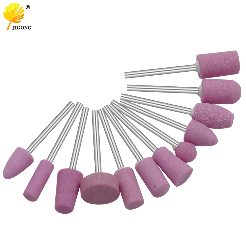 12pcs/set Abrasive Mounted Stone For Rotary Tools Grinding Stone Wheel Head Tools Accessories
