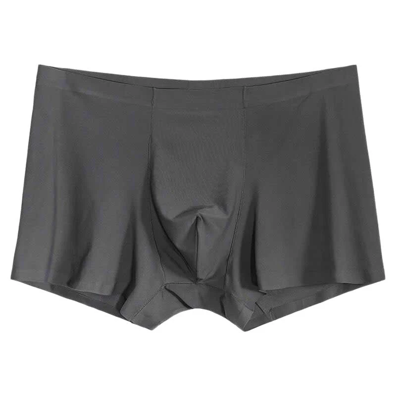 Seamless Men Boxers Luxury Silk Boxers Underwear Boxer Spandex 3D Crotch Boxer Nylon Underwear Shorts Slips XXXL