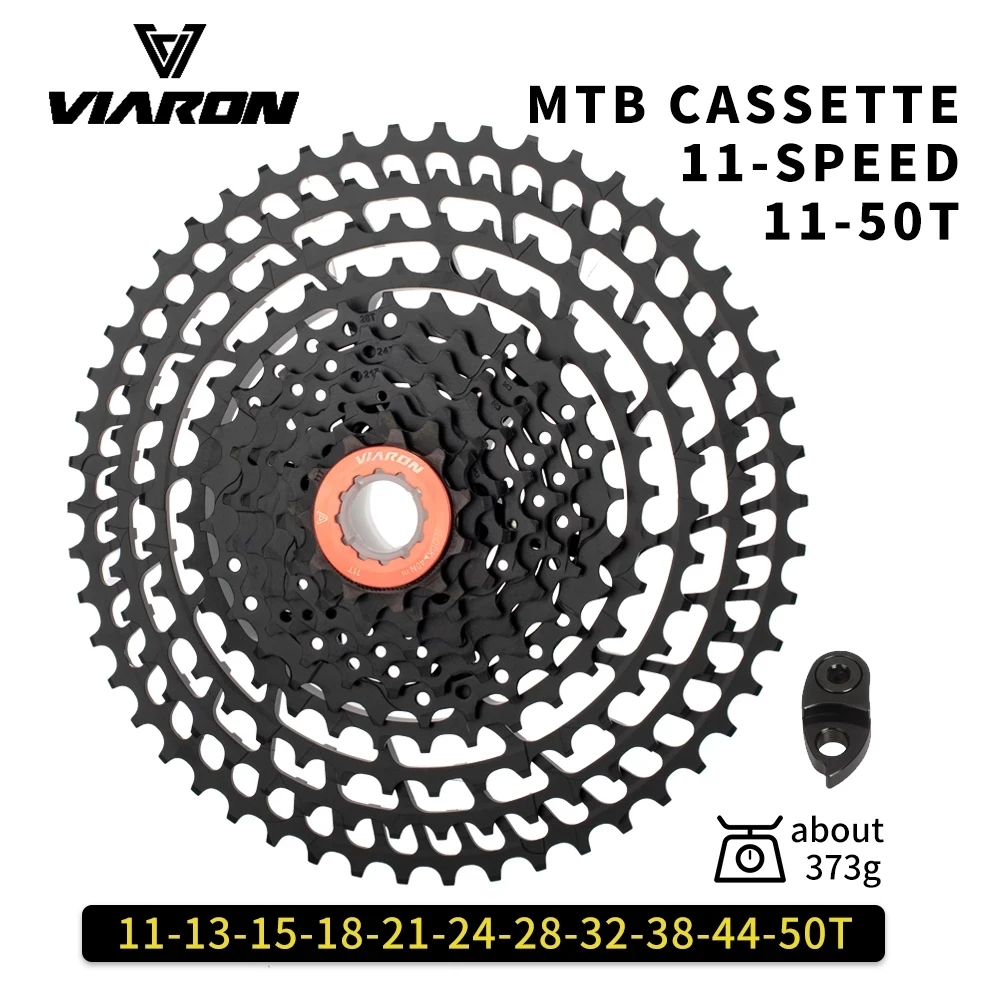 VIARON MTB 10 11 12 Speed Cassette Ultralight Aluminum Alloy Bicycle Freewheel Bracket Sprocket 46T 50T 52T Bike Accessory Parts