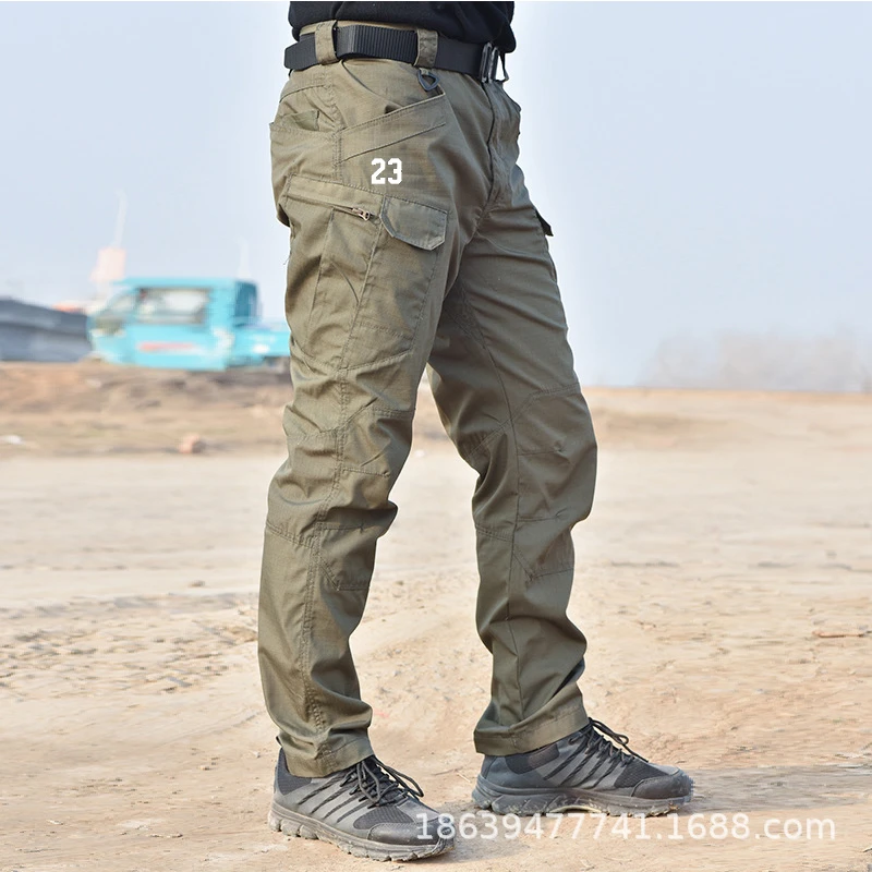 Men Tactical Clothing Cargo Pants Overalls Men's Pants Outdoor Quick Dry Waterproof Trousers for men Military Pants Workwear