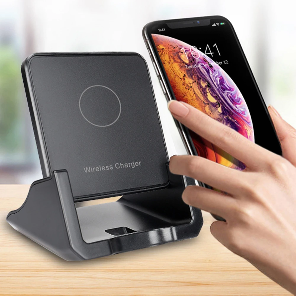 Wireless Charger Docking Station For iPhone 12PRO MAX XR 8 11 12 10W Desktop Fast Charging Station Wireless Charger Stand