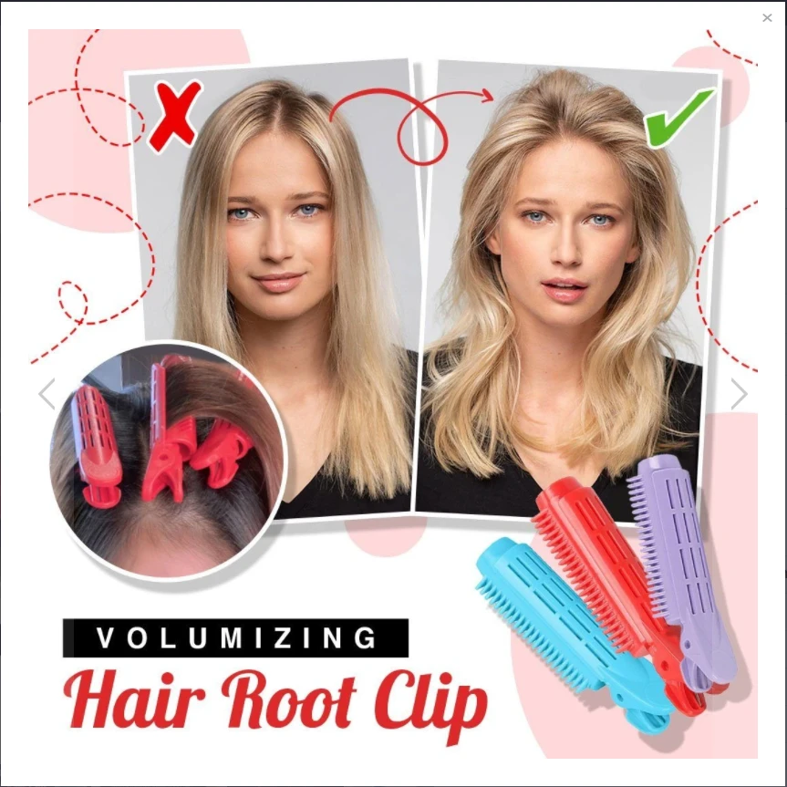 Volumizing Hair Root Clip Natural Fluffy Hair Clip Sleeping No Heat Plastic Hair Curler Twist Hair Styling Diy Tool