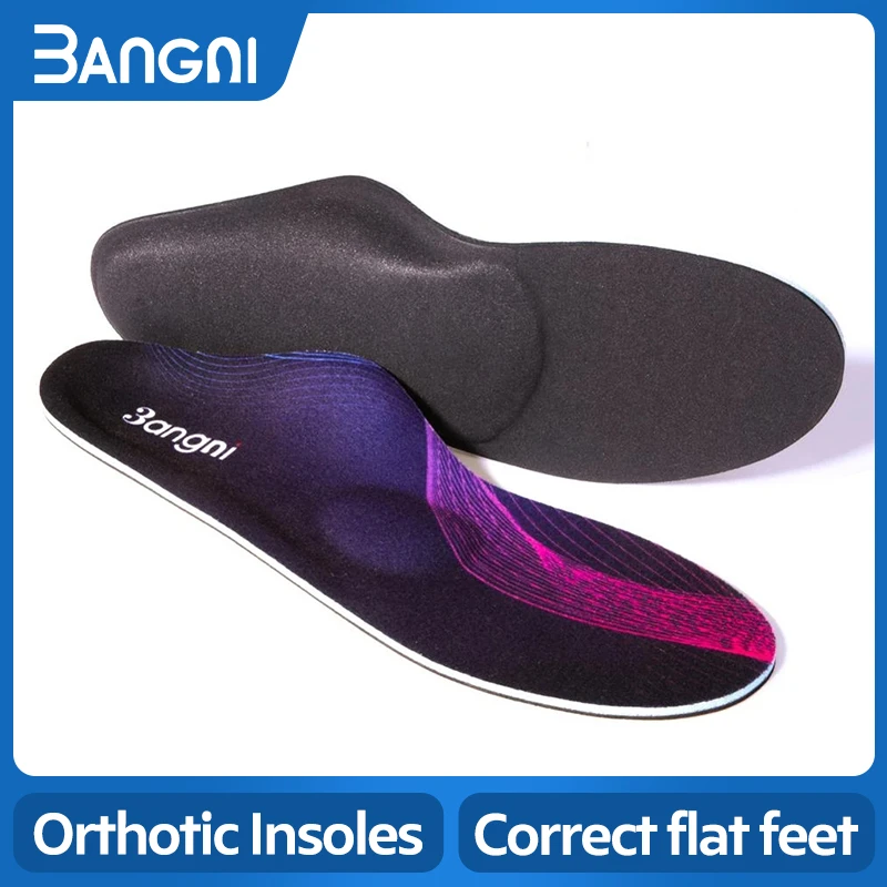 3ANGNI Orthopedic Insoles Arch Support For Flat Feet Women Men Heel Cushions Relief Plantar Fasciitis Insole Orthotic Shoes Sole