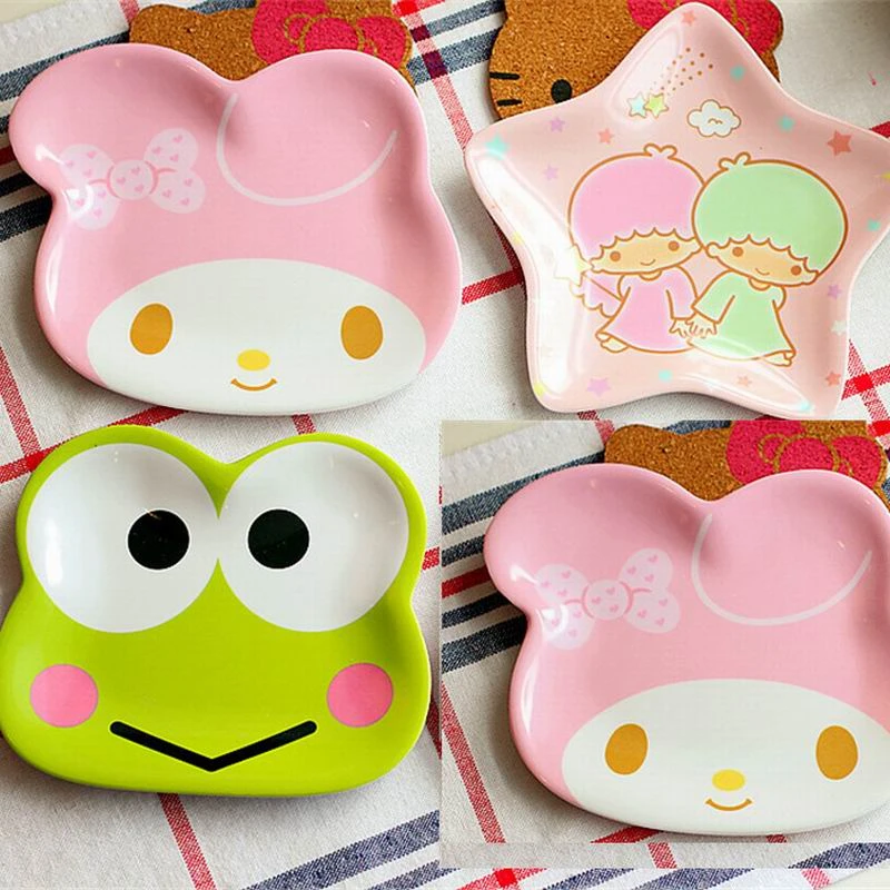 Cartoon Cute Dish Frog Star Shape Cat Plate Dog Bowl Cake Display Dish Small Dish Gift Snacks/Nuts/Desserts Plate