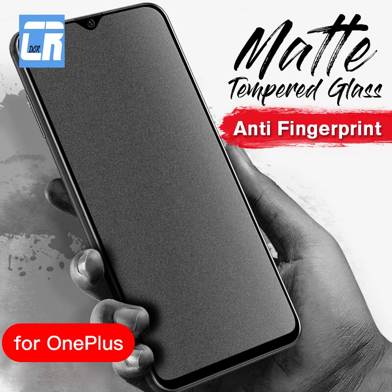 No Fingerprint Full Cover Matte Tempered Glass for Oneplus Nord N200 7T 6T 8T Screen Protector for One Plus 9r 5 6 Frosted Glass