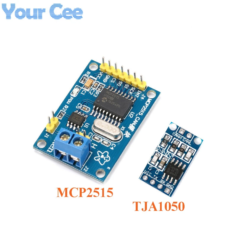 MCP2515 CAN Bus Driver Module Board TJA1050 Receiver SPI For 51 MCU ARM Controller Interface Module For Arduino DIY Kit