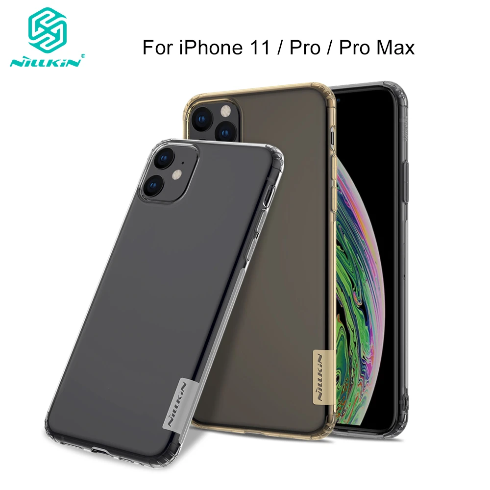 Nillkin Luxury Case For iPhone 11case Transparent Soft Silicon TPU Cover Case for iPhone 11/X/XR/XS Max For iPhone 11 Pro