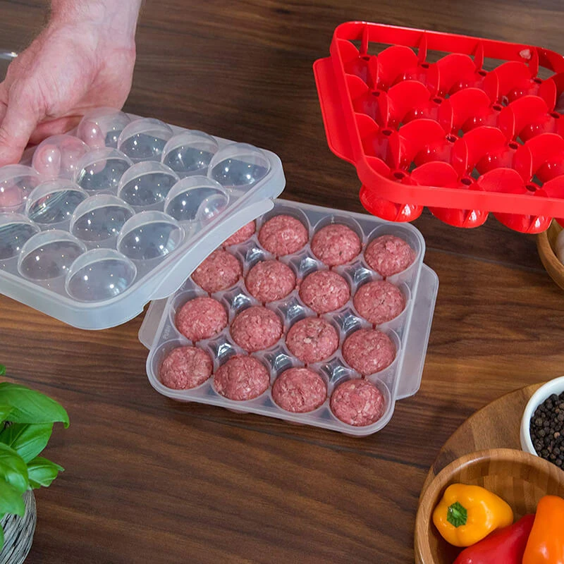 Kitchen Plastic Meatball Mold Making Fish Melon Ball Self Stuffing Food Cooking Machine High Temperature Resistance