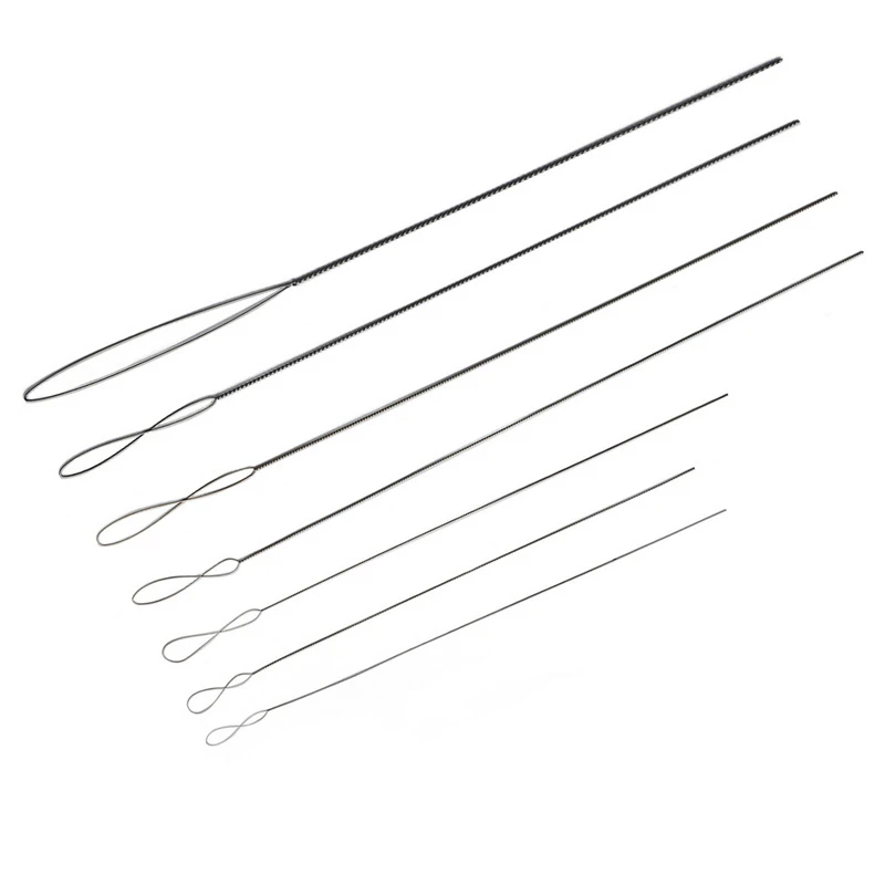 1Pcs/Lot Stainless Steel Big Eye Beading Needles Easy Thread String Cord Pins For Beads and Pearls DIY Jewellry Making Tools