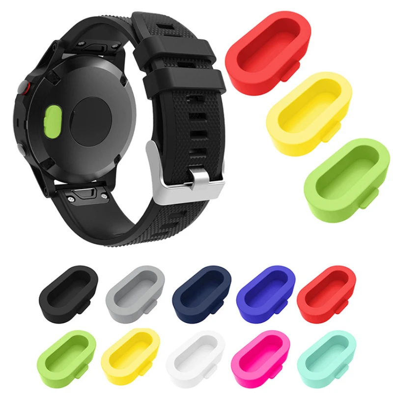 Silicone Dust Protection Caps for Garmin Fenix 5 5x Plus Forerunner 935 Anti-scratch for Vivoactive 3 Smart Watch Accessories