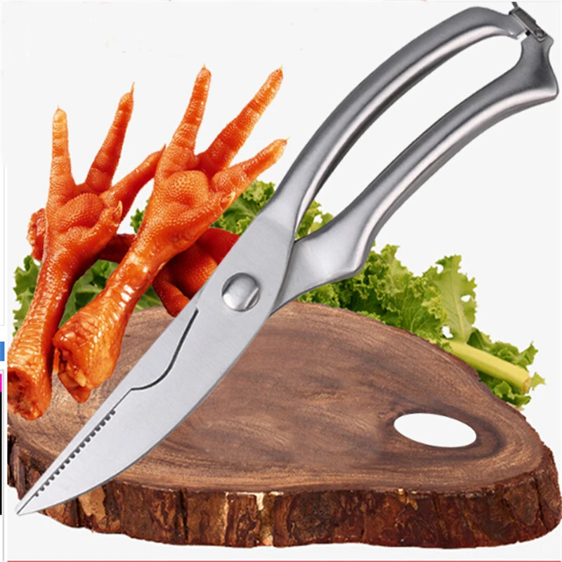 2020Strong Knives Kitchen Shears Stainless Steel Poultry Fish Chicken Bone Scissors Kitchen Gadgets Chef Japanese Knife Cooking