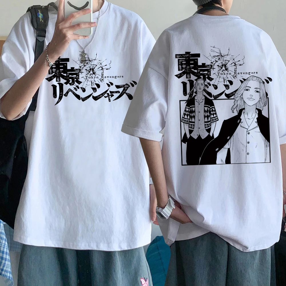 2021 Hot Japanese Anime Tokyo Revengers T Shirt Men Harajuku Hip Hop Summer Kawaii Tshirt Male