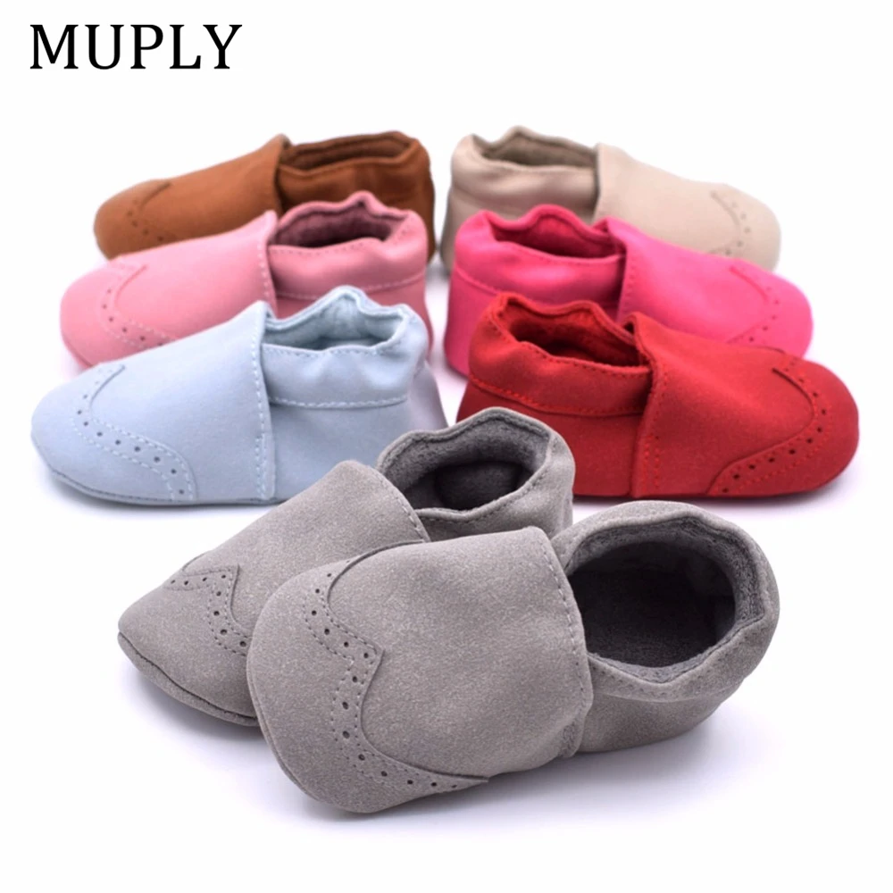 Nubuck Leather Baby Shoes Infant Toddler Baby Girl Boy Soft Sole First Walker Baby Moccasins High Quality Kid's Shoes For 0-18M