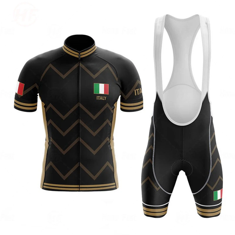 2020 New Italy Go TEAM Cycling Jersey Sets Men Summer Short Sleeve Quick-dry Cycling Clothing MTB Bike Suit Ropa Ciclismo Hombre