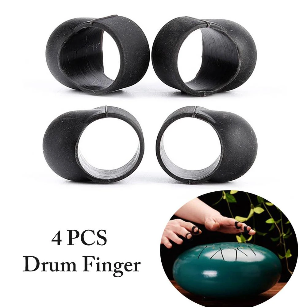 4PCS Drum Finger Sleeve Knocking Playing Finger Cover For Steel Tongue Drum High Quality Fast Delivery Drum Finger Sleeve