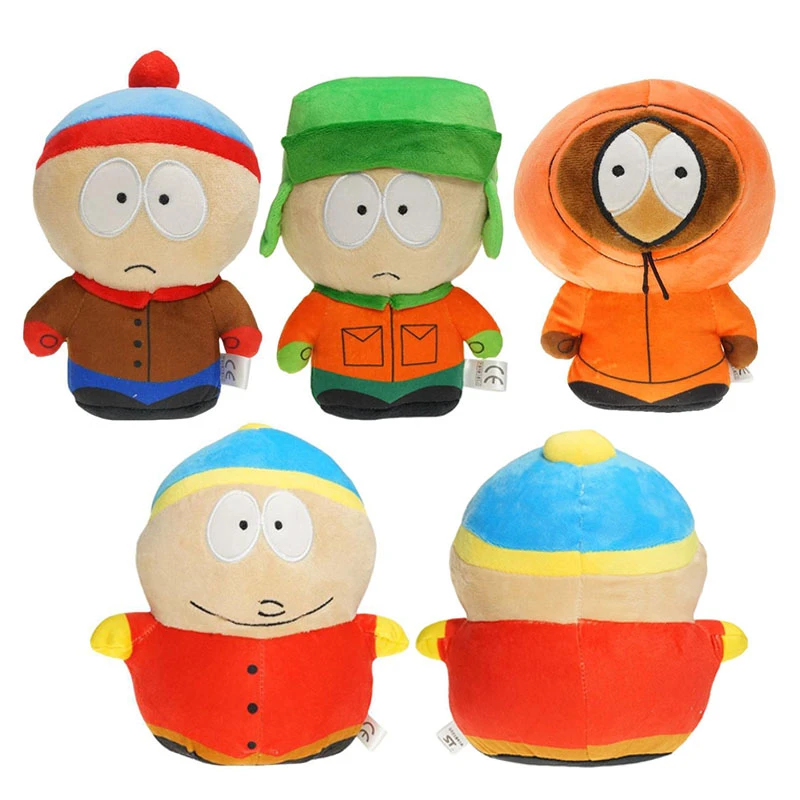 18-20cm Amine The South Parks Plush Toys Game-Doll Stan Kyle Kenny Cartman Soft Stuffed Peluche Toys Children Birthday Presents