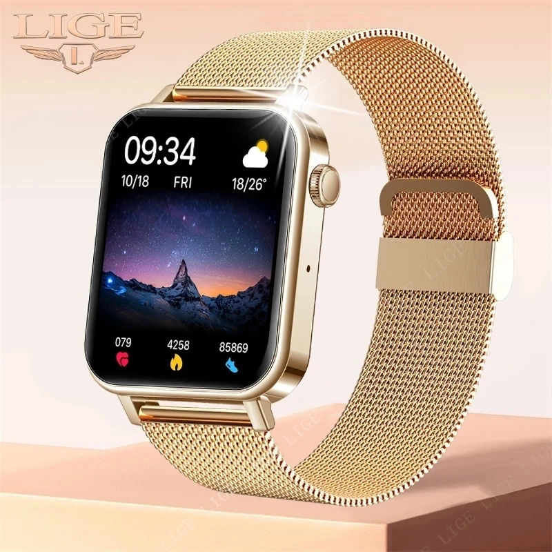 LIGE New Men Smart Watch Women 1.69