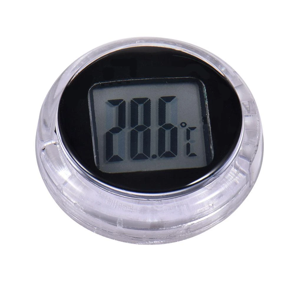 Durable Digital Thermometer Clock Motorcycle Meter Waterproof Motorbike Interior Watches Instrument Accessories #40