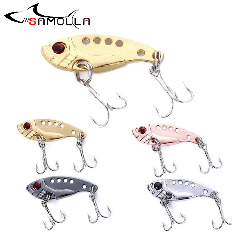 Metal Vib Fishing Lure Weights 3-11g Hard Bait Jig Bass Fishing Jigs Saltwater Lures Trolling Lure Isca Artificial Fake Fish