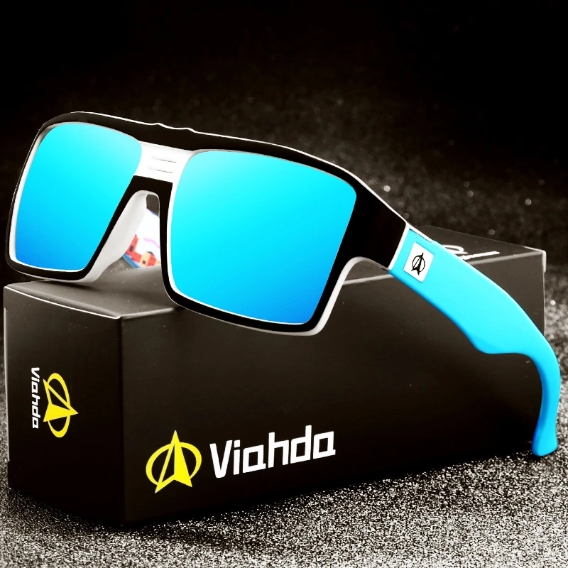 Viahda Polarized Sunglasses Women Men Brand Design Frame Sun Glasses For Men Fashion Classic UV400 Square Eyewear